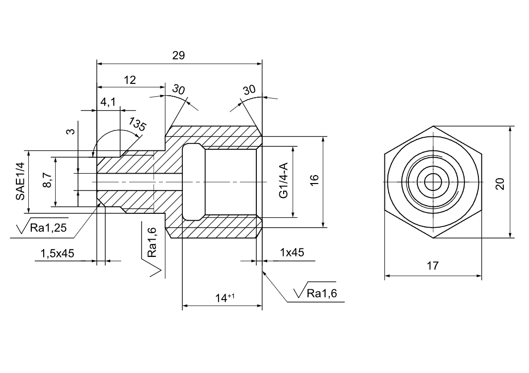 Конструктивное исполнение	УПЛ-В.G1/4.Н.1/4SAE